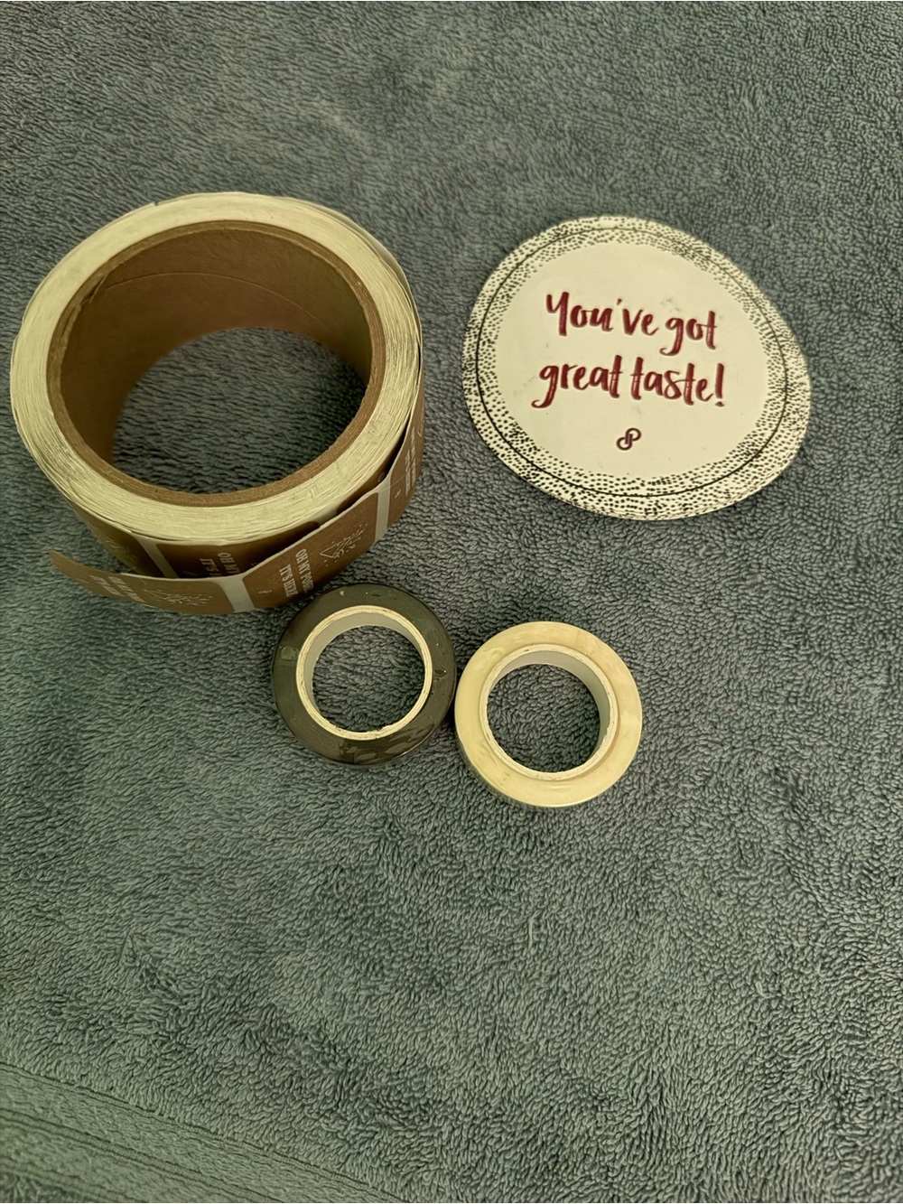 Poshmark bundle tape and stickers